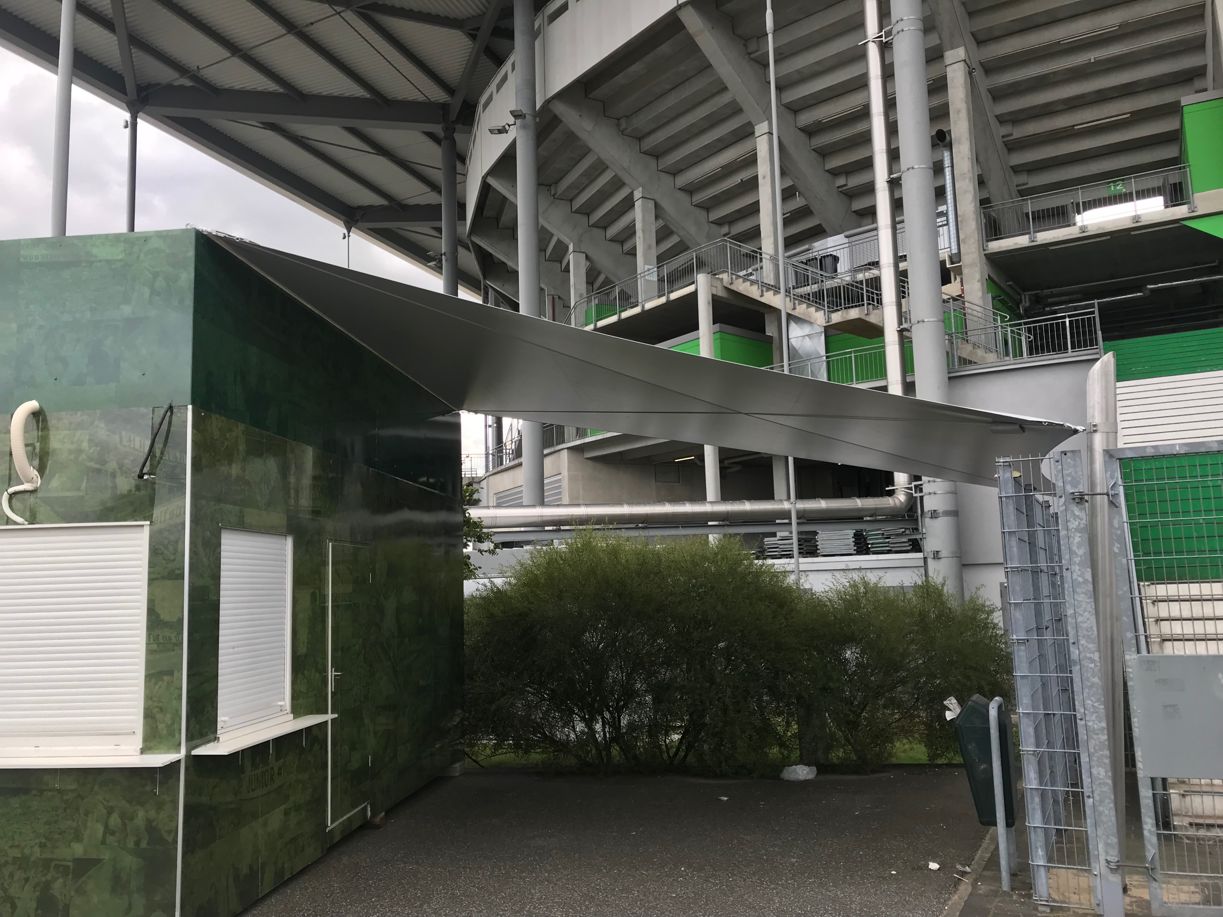 PVC-Segel beim VFL Wolfsburg