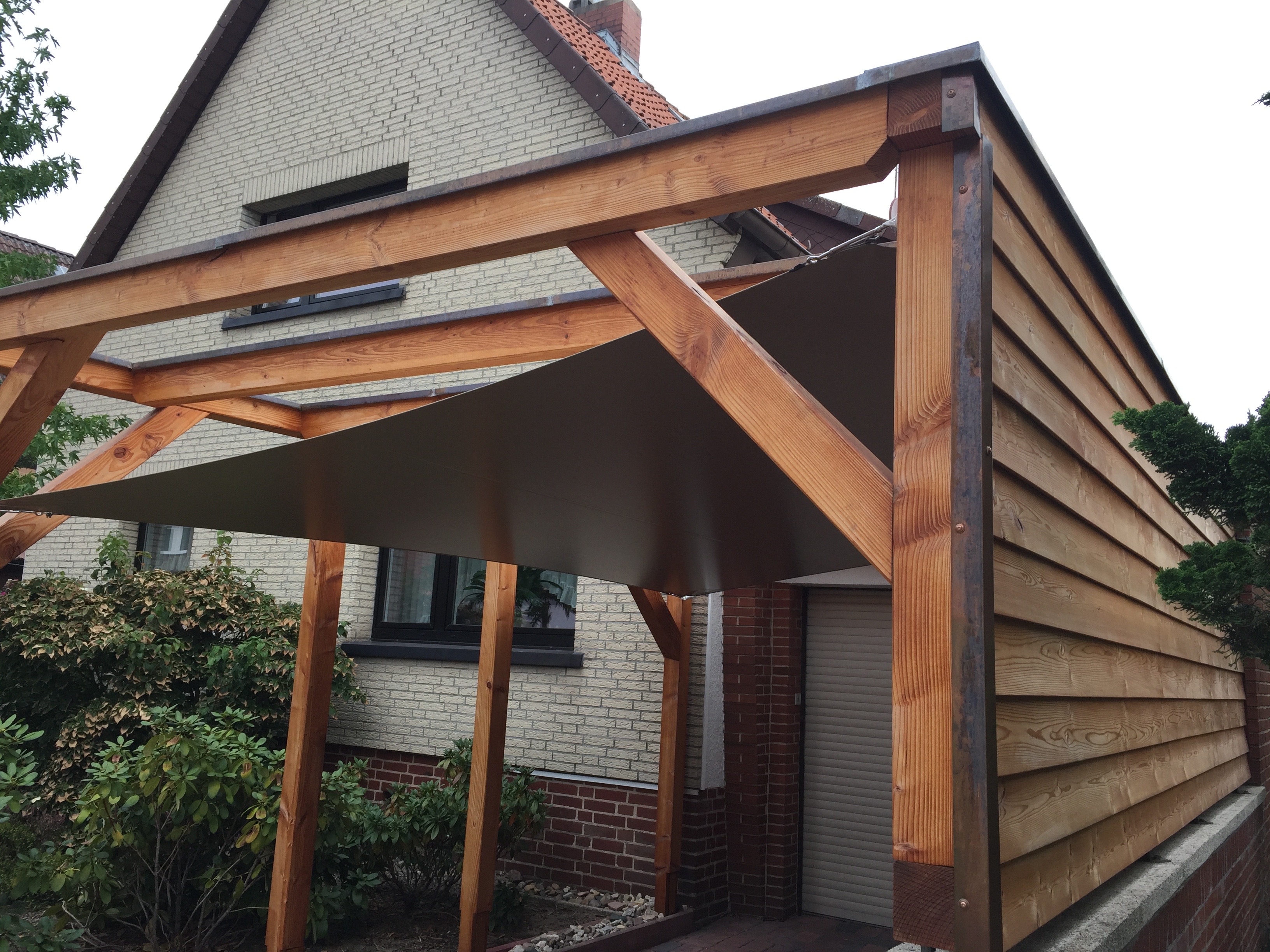 PVC-Sonnensegel Carport