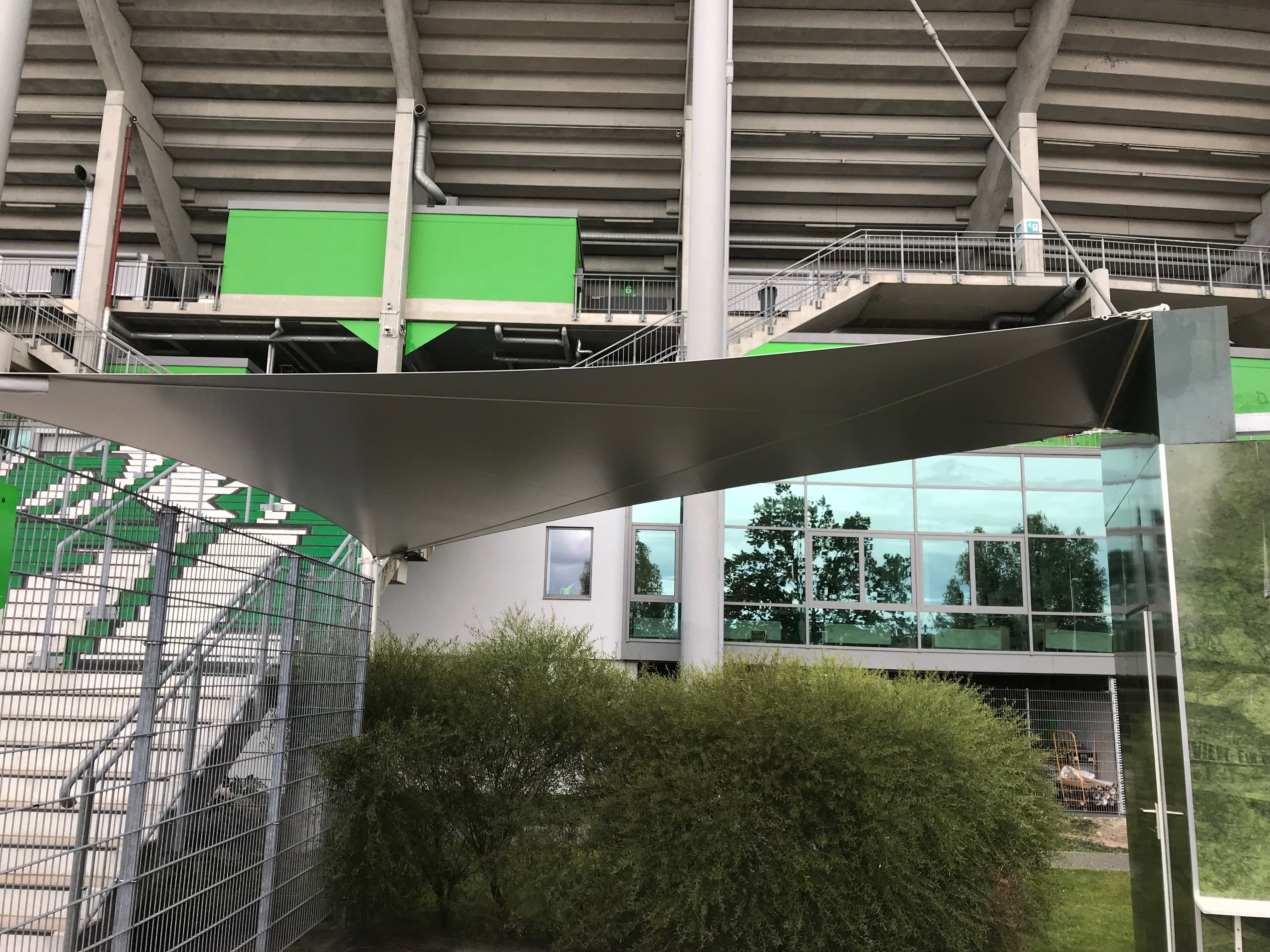 PVC-Segel beim VFL Wolfsburg