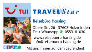 Logo von TUI TRAVELStar Reisebüro Harsing in Holzminden