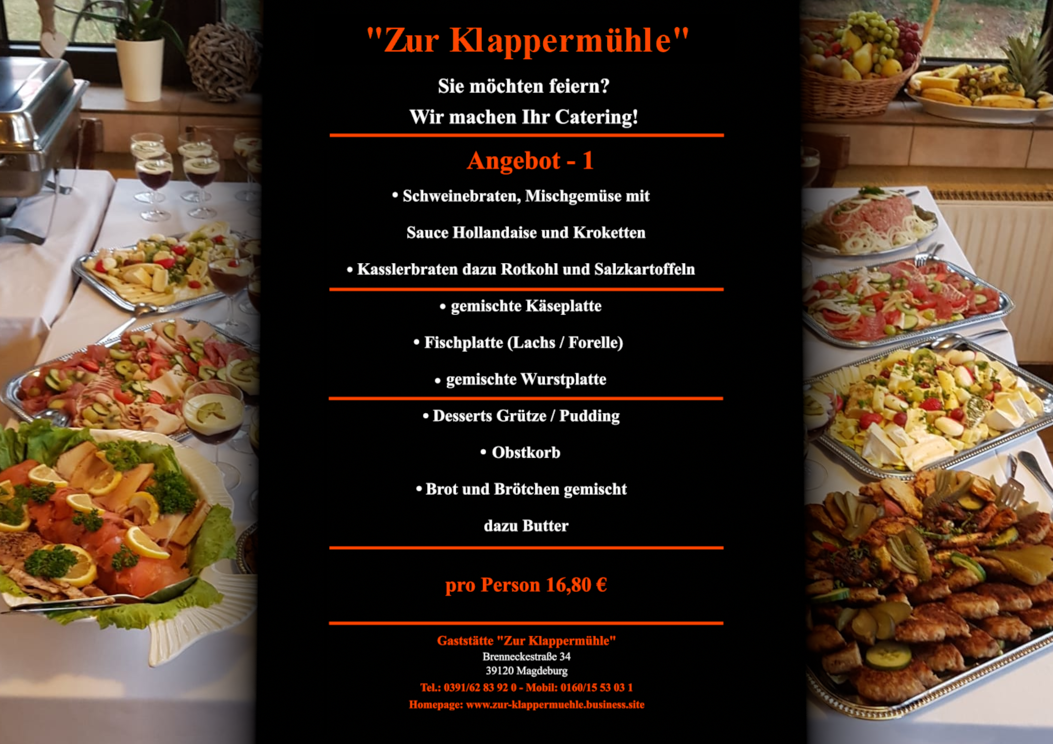 Zur Klappermühle Event-Catering - Buffet Angebot 1