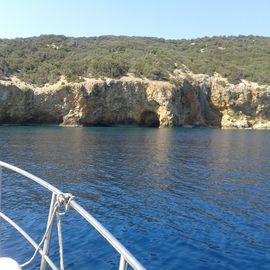 Kroatien schöne Bucht vom Boot