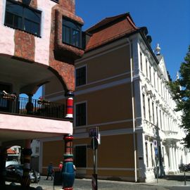 Grüne Zitadelle - Hundertwasserhaus in Magdeburg