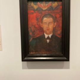 Selbstbildnis Edvard Munch