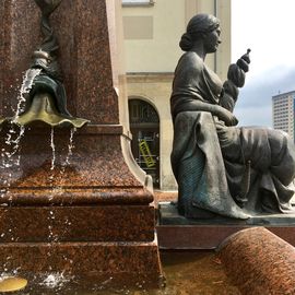 Saxoniabrunnen in Chemnitz in Sachsen