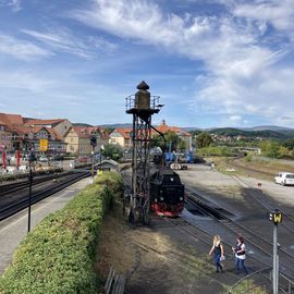 Wasser fassen mit Brockenblick 