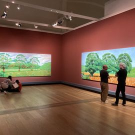 Hockney in der Gem&auml;ldegalerie 