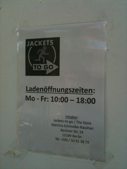 Jackets To Go / The Store