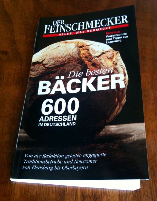 Einer der 600 besten Bäcker Deutschlands, schreibt das Magazin DER FEINSCHMECKER 2013