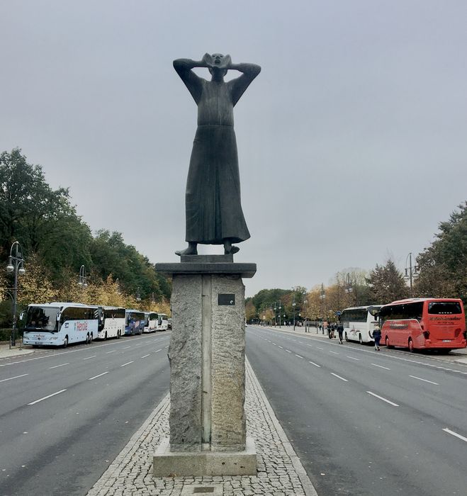 In Berlin hinter dem Brandenburger Tor 