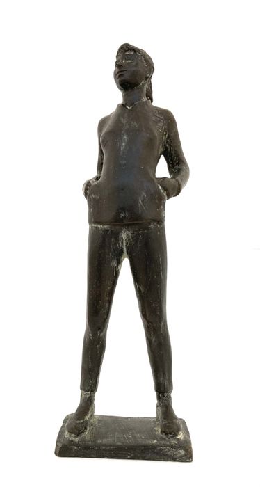 Dorothea von Philipsborn, Die Kesse, Bronze, in Weißwasser 