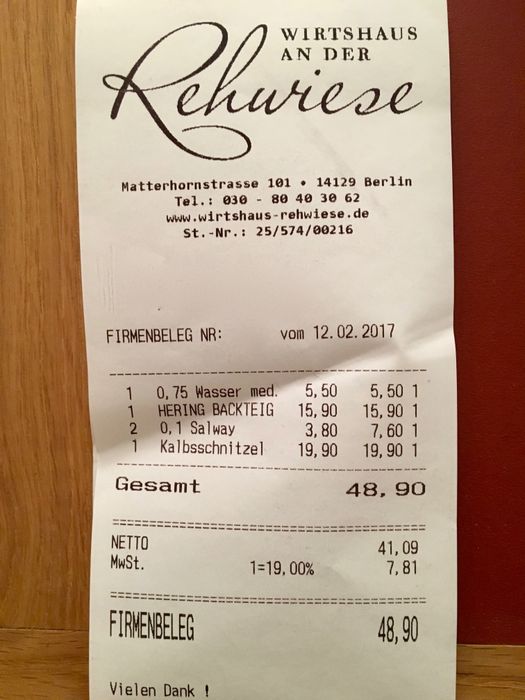 Nicht billig, dafür aber auch nicht sooo gut ...