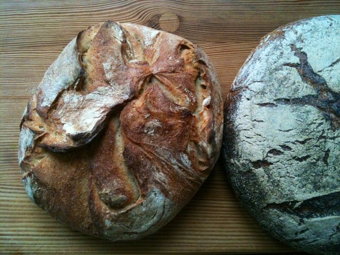 »Das Wilde« neben einem »Falken« - schöne Werbung für Biobrot ...