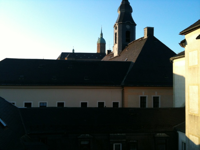 Ganz hinten die St.-Annen-Kirche ...