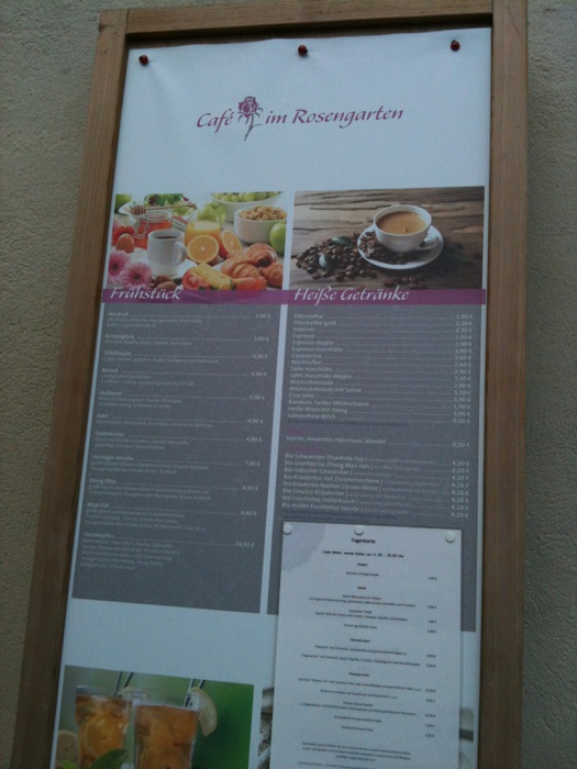Bild 1 Floriana Foti Cafe im Rosengarten in Bamberg