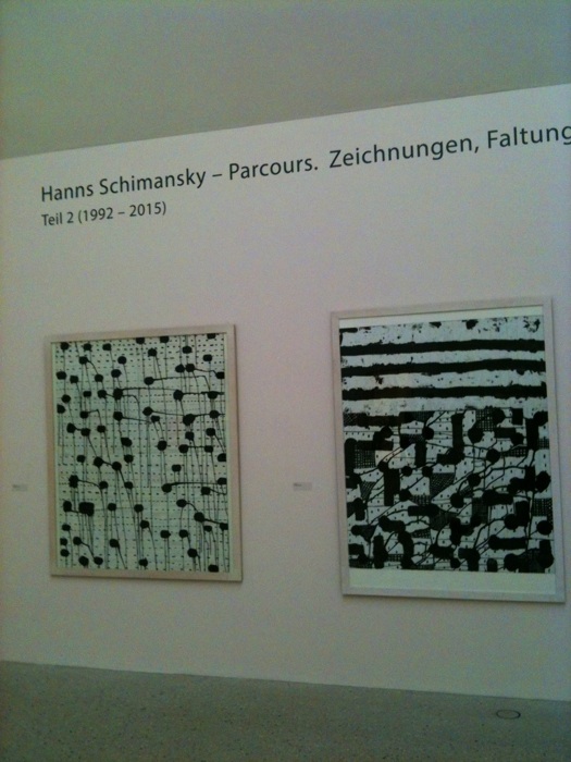 Hanns-Schimansky-Ausstellung vor der Er&ouml;ffnung