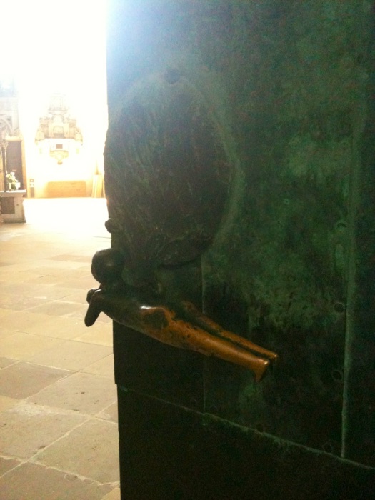 Detail Bronzetür der Paradiespforte