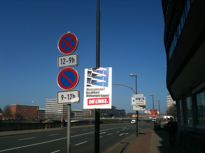 Guten Morgen aus Bremen - blauer Himmel und kein Wund ...