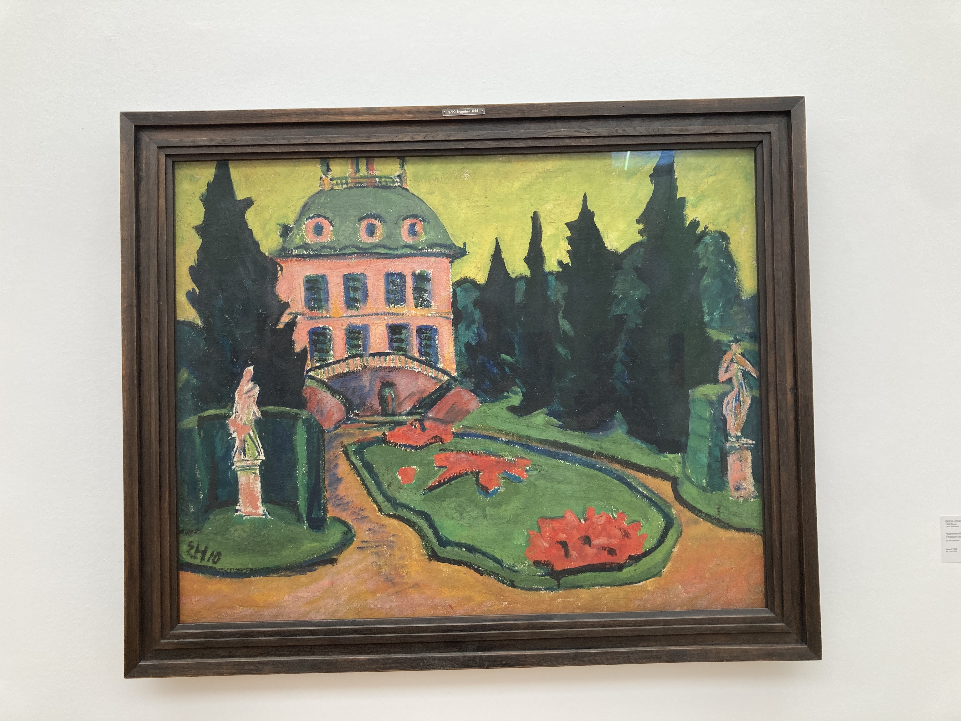 Fasanenschlösschen moritzburg Erich Heckel