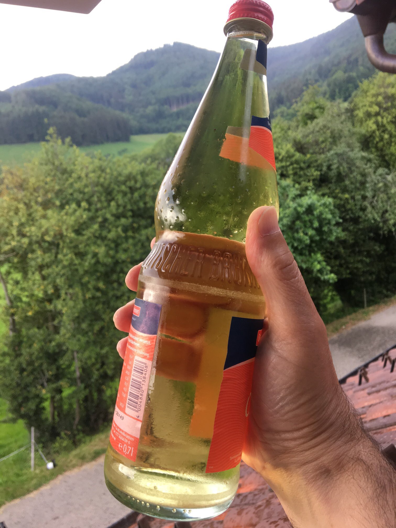 Flasche Grauburgunder fürs Quartier ..
