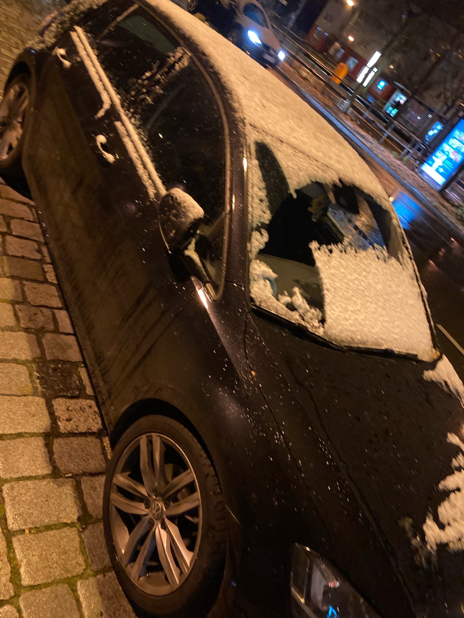 Erster Schnee in Berlin, 24.11. 2023