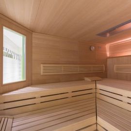 Sauna im Wellnessbereich des Parkhotel Landau