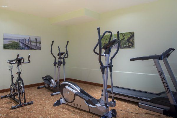Fitnessraum im Wellnessbereich des Parkhotel Landau