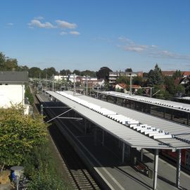 Bahnhof Ahrensburg (vom Parkhaus aus gesehen)