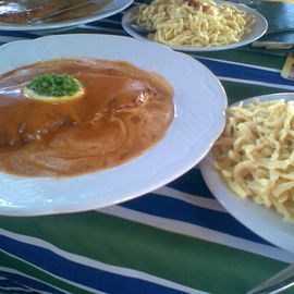 Paprikarahmschnitzel mit Spätzle