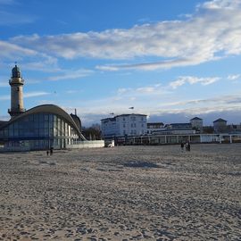 Strand bei Warnemünde in Rostock