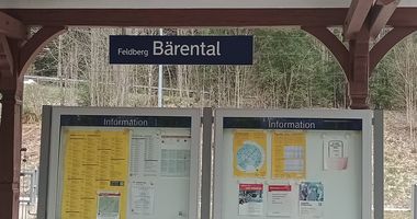 Bahnhof Feldberg-Bärental in Bärental Gemeinde Feldberg