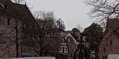 Wochenmarkt im Klosterhof in Maulbronn