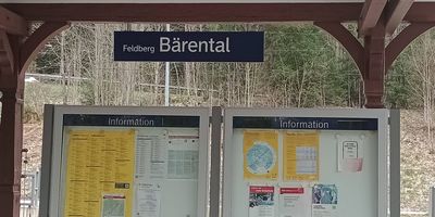 Bahnhof Feldberg-Bärental in Bärental Gemeinde Feldberg
