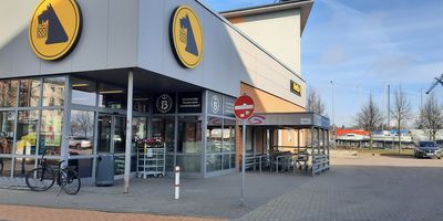 Netto Deutschland - schwarz-gelber Discounter mit dem Scottie in Rostock