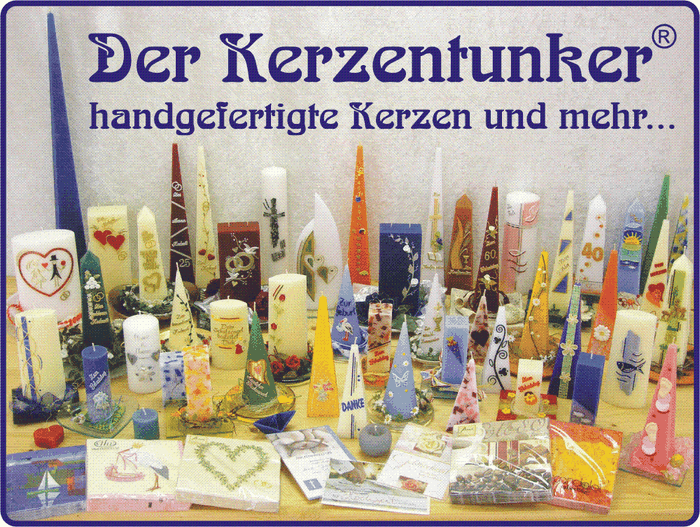 Logo vom Kerzenladen 
'Der Kerzentunker'