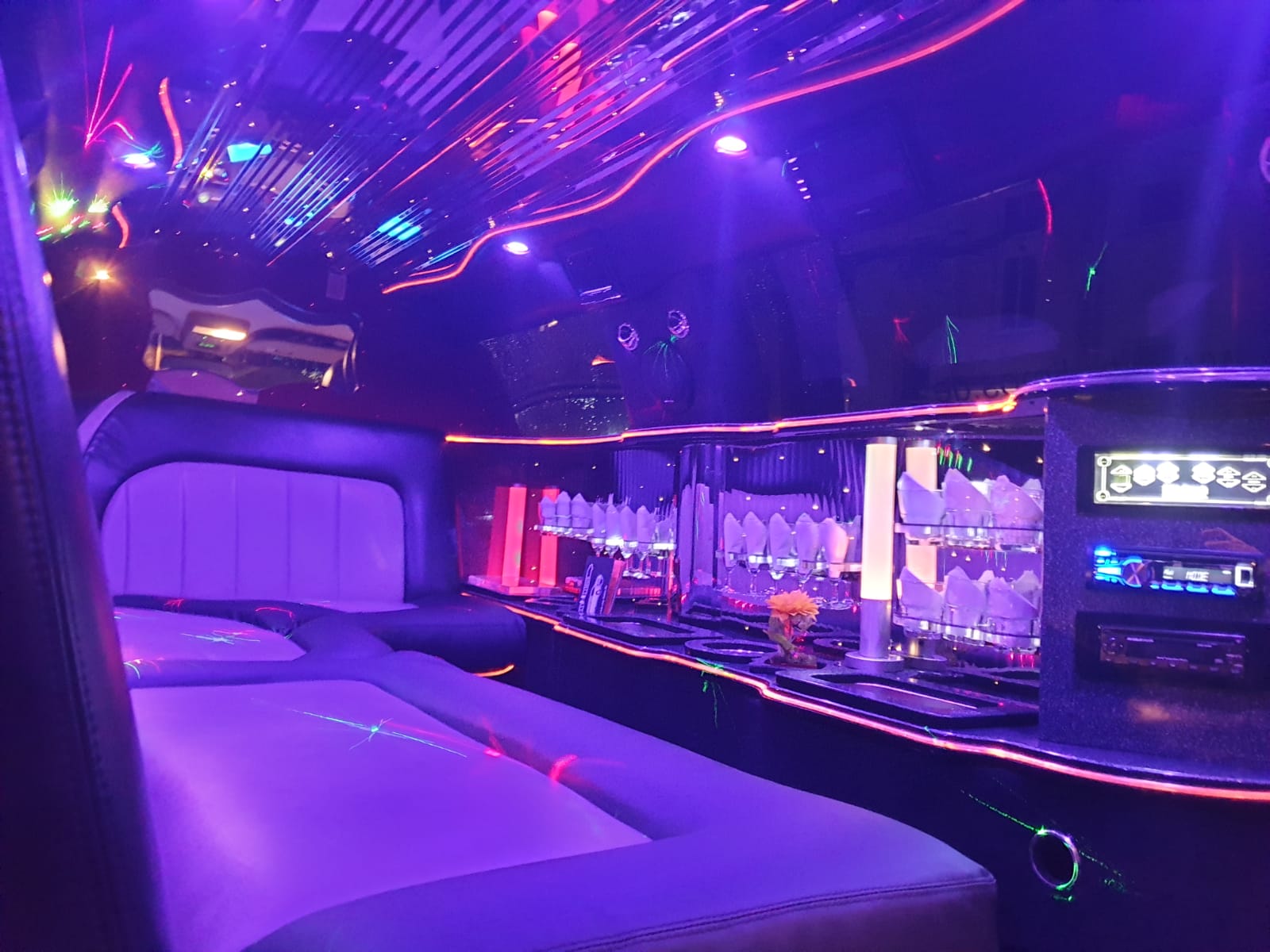 Stretchlimousine Innenraum