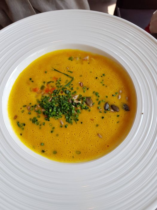 Möhren, Curry Suppe