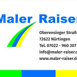 Raiser Manfred GmbH Malerwerkstatt in Zizishausen Gemeinde Nürtingen