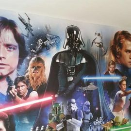 Kinderzimmer Star Wars Wandbild