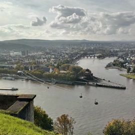 Festung Ehrenbreitstein in Koblenz am Rhein