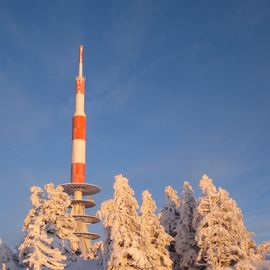 Ein Wintermärchen oben auf dem " Brocken " 