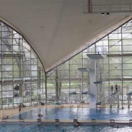Das Schwimmbad im Olympiapark München 
