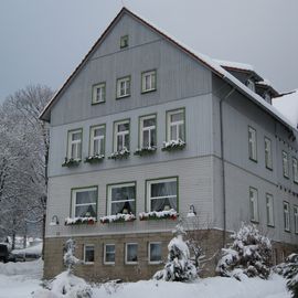Das Haus : " Pension Schmidt  " in Schierke