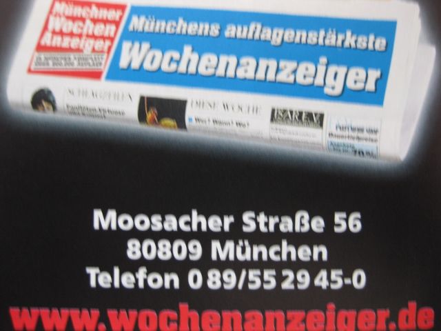 Nutzerbilder Münchner Wochenanzeiger GmbH & Co. Marketing und Vertriebs KG