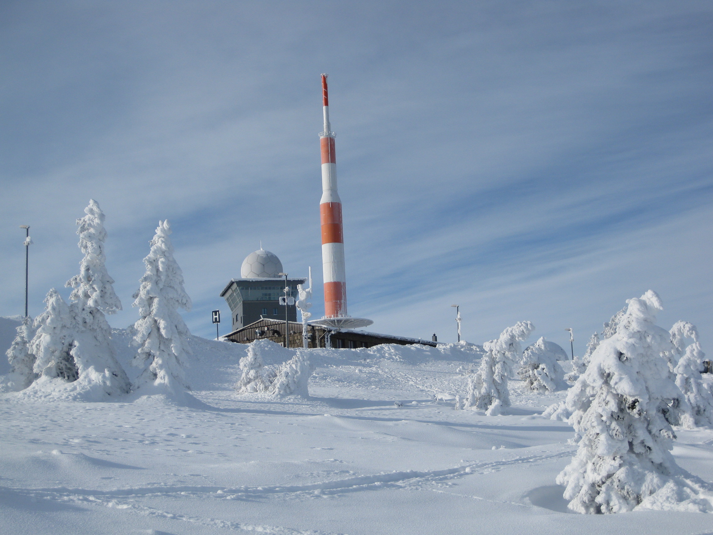 Ein Wintermärchen oben auf dem  " Brocken "