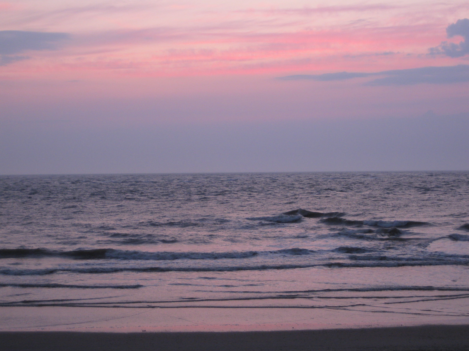 Sonnenuntergang auf Norderney - Cafe Milchbar