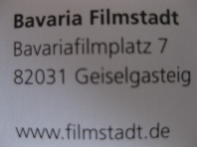 Bavaria Filmstadt in München