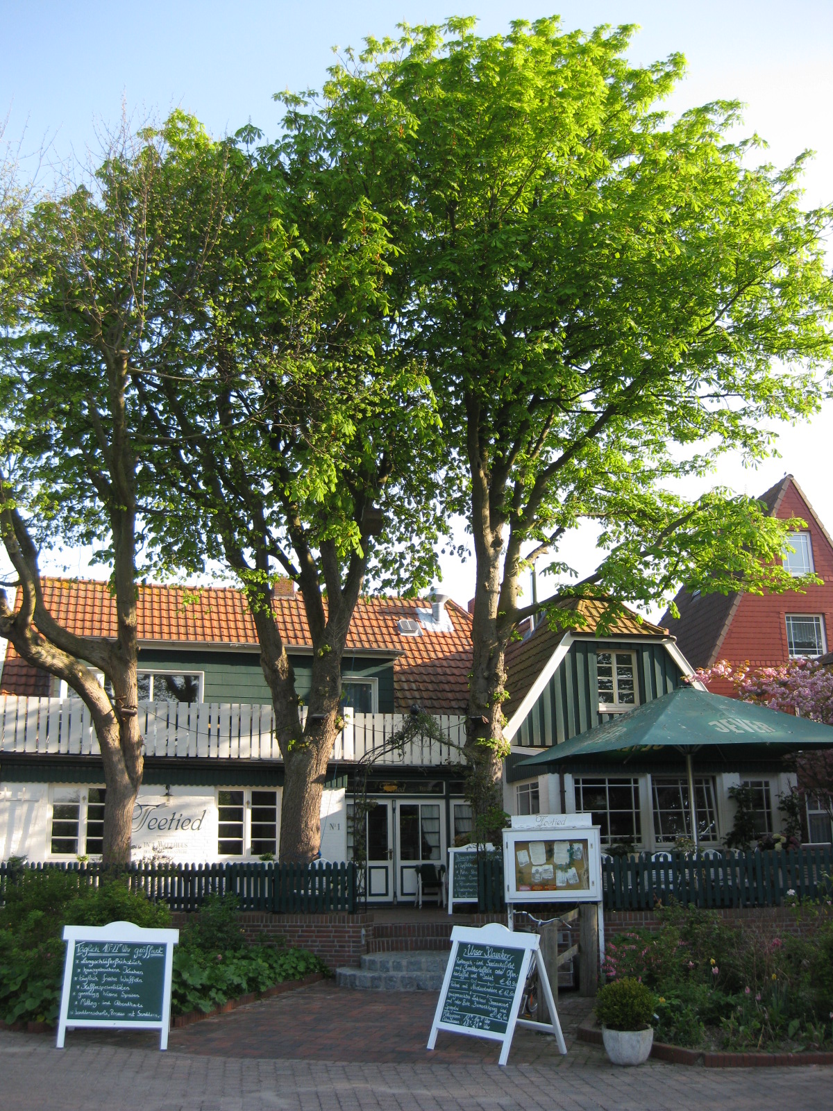 Café Teetid auf der Insel Spiekeroog