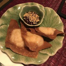 gebackene Wantan (mittags 2,50 &euro;)