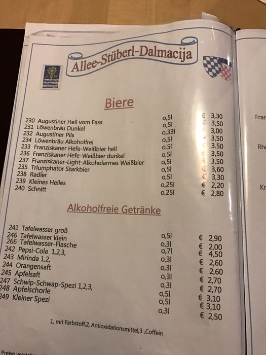 Nutzerbilder Allee Stüberl Dalmacija Gastronomie